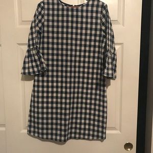 Boutique Navy gingham dress